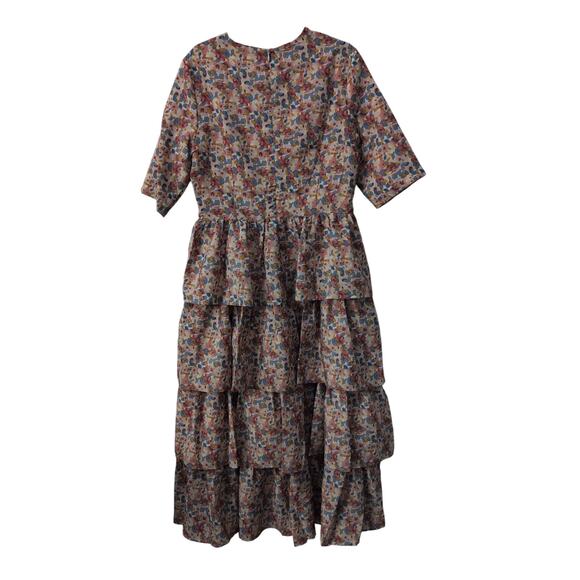 Jessakae Classic Floral Effel Patterned Dress - Size Medium - Picture 2 of 3